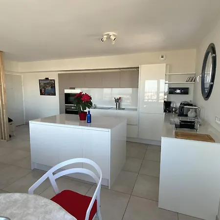 De Luxe 4 Etoiles Avec Climatisation Et Parking A Canet-plage - Fr-1-750-74 דירה